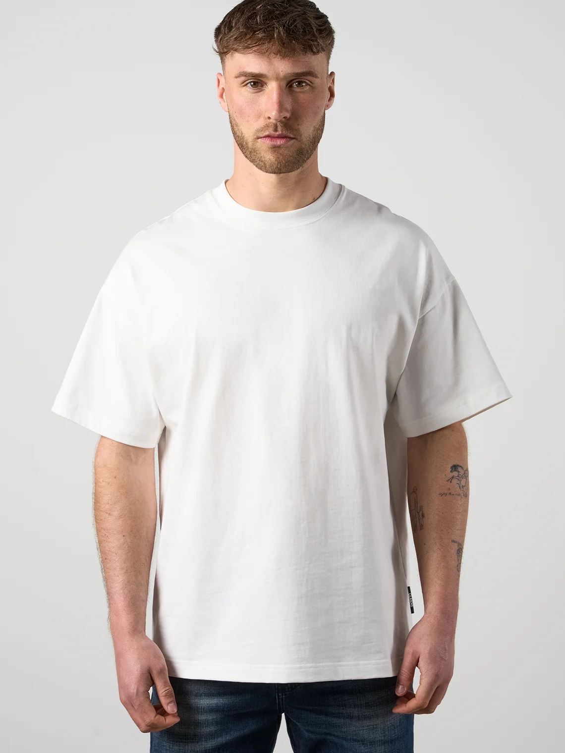 Bird Graphic T-shirt Off White - Image 2