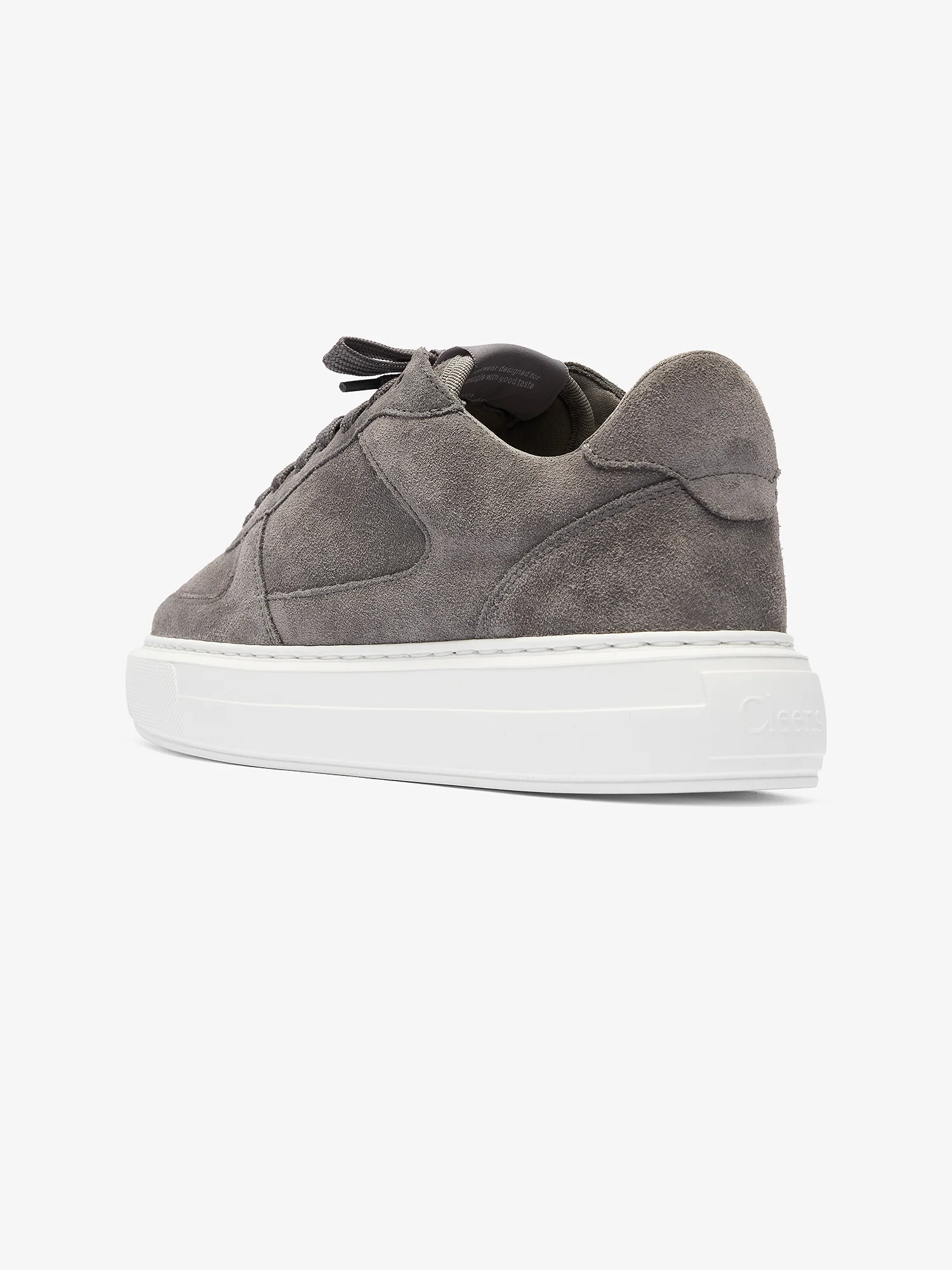 Court Trainer Grey Suede - Image 3