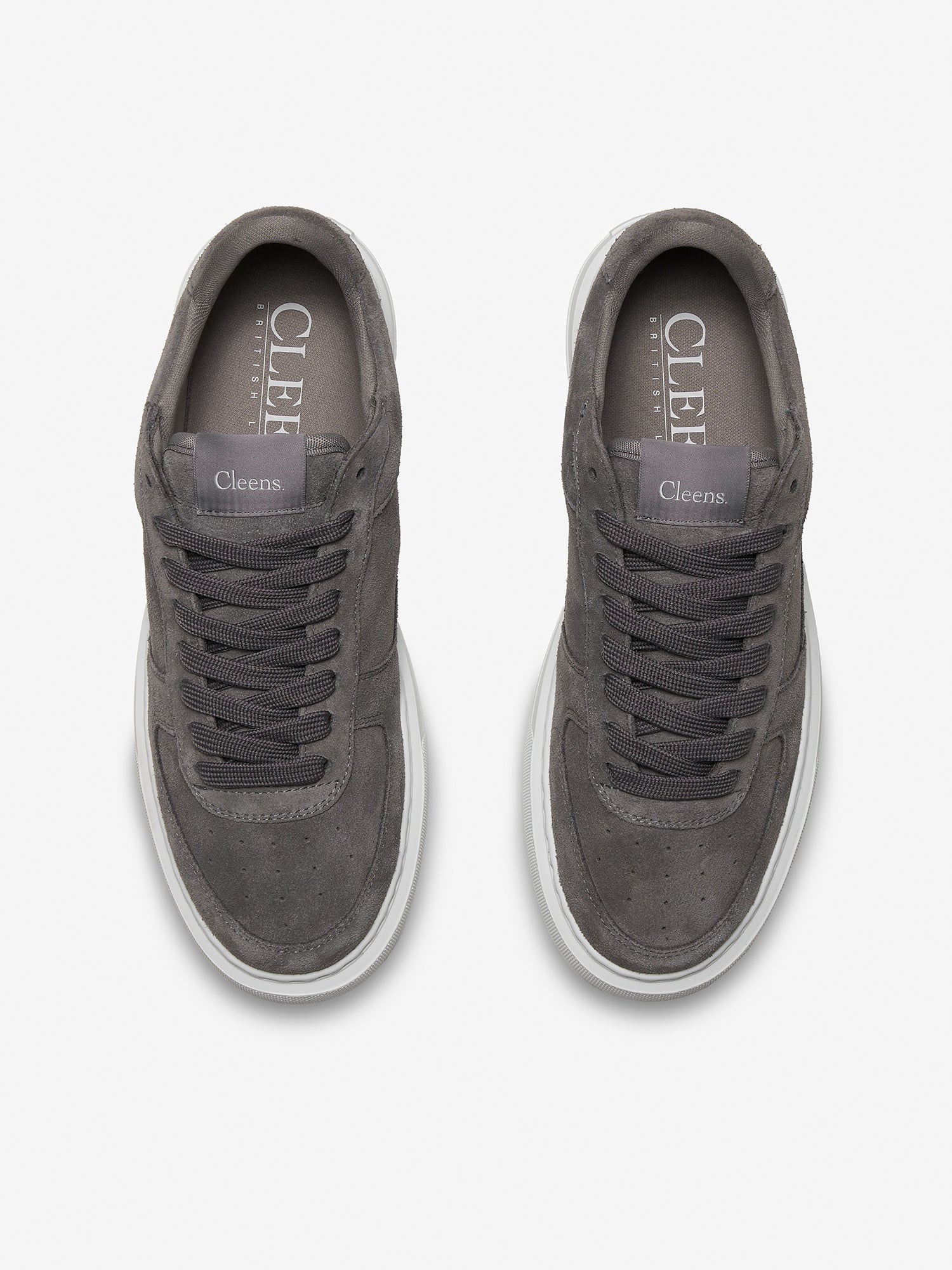 Court Trainer Grey Suede - Image 4