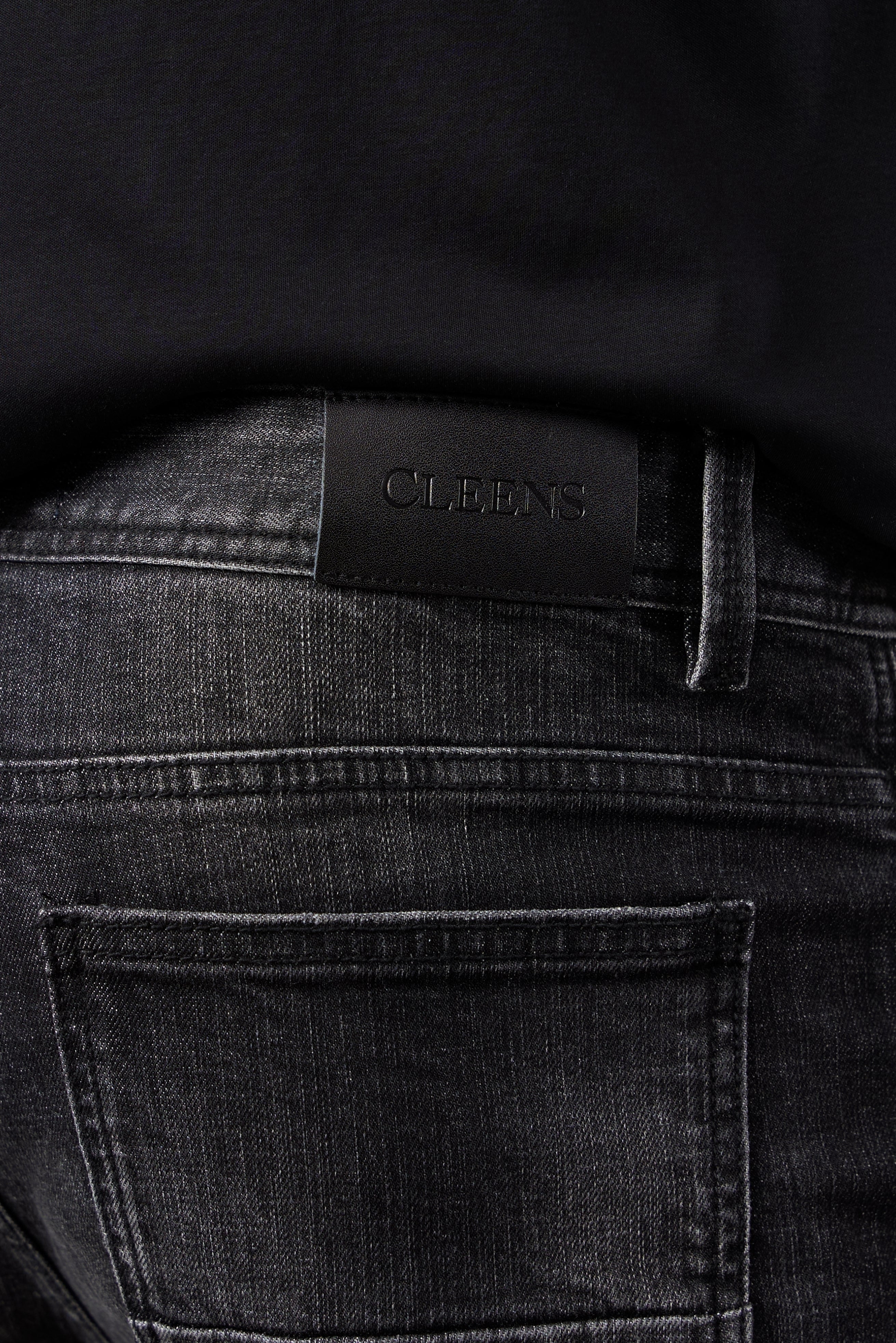 Straight Leg Denim Jeans Black - Image 4