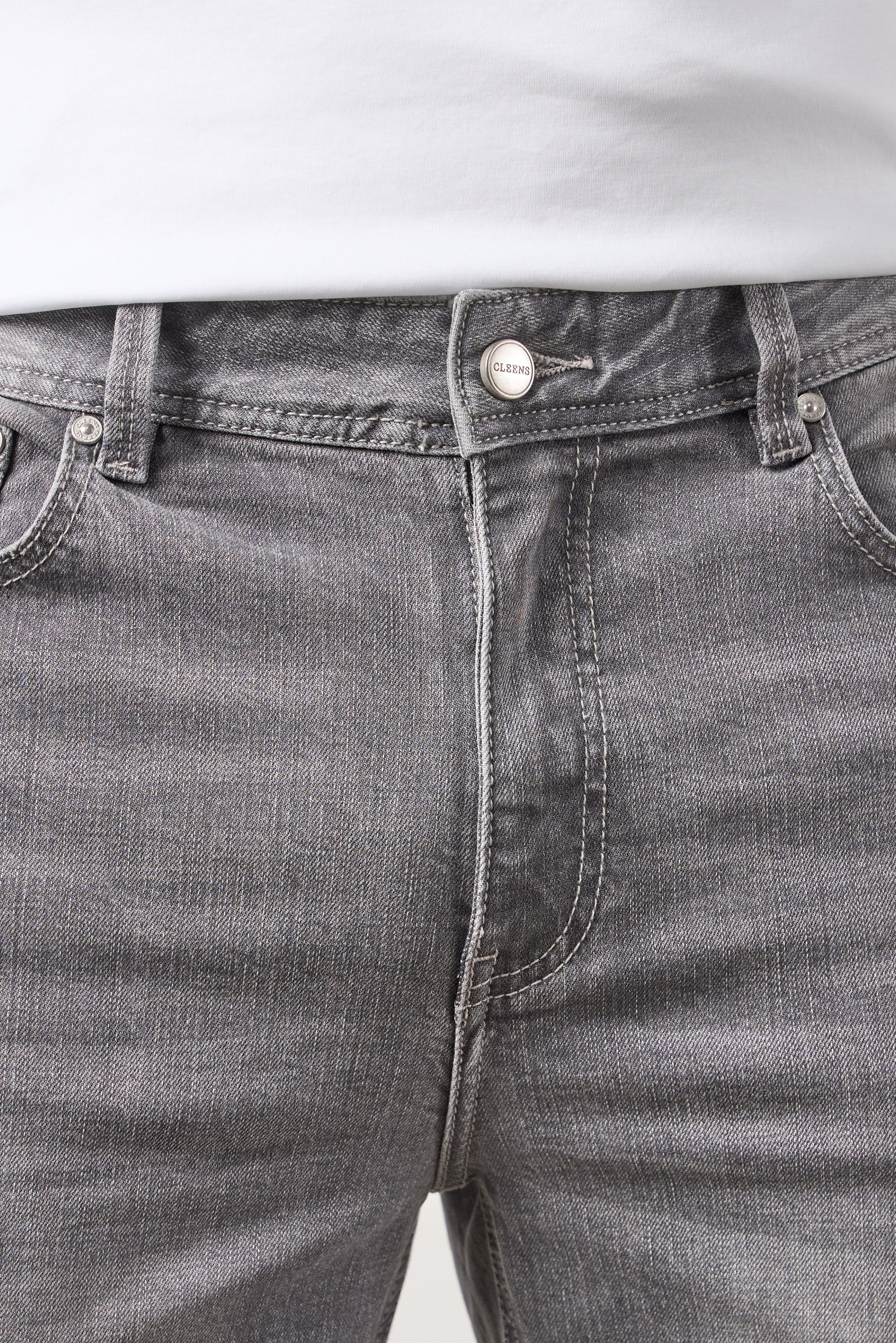 Straight Leg Denim Jeans Grey - Image 5