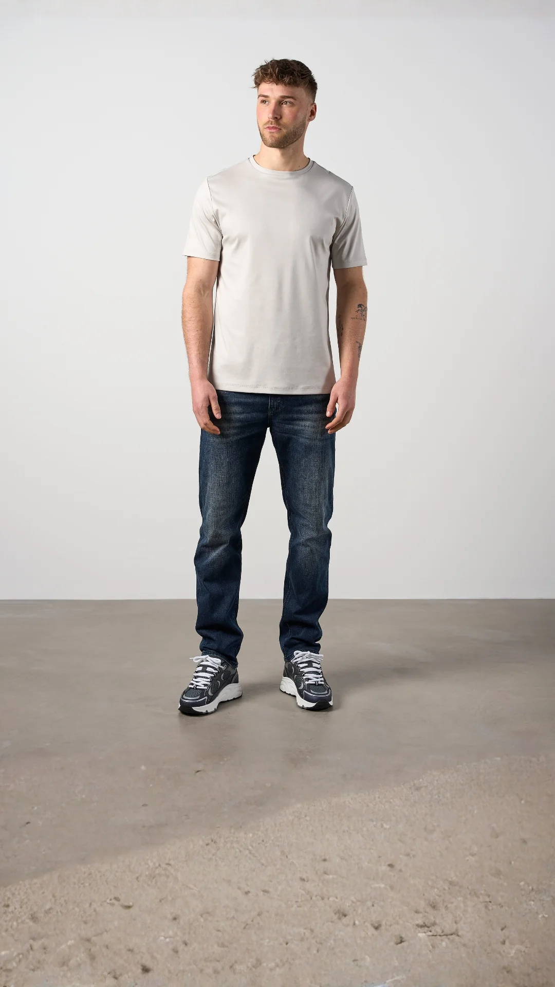 Straight Leg Denim Jeans Navy - Image 2