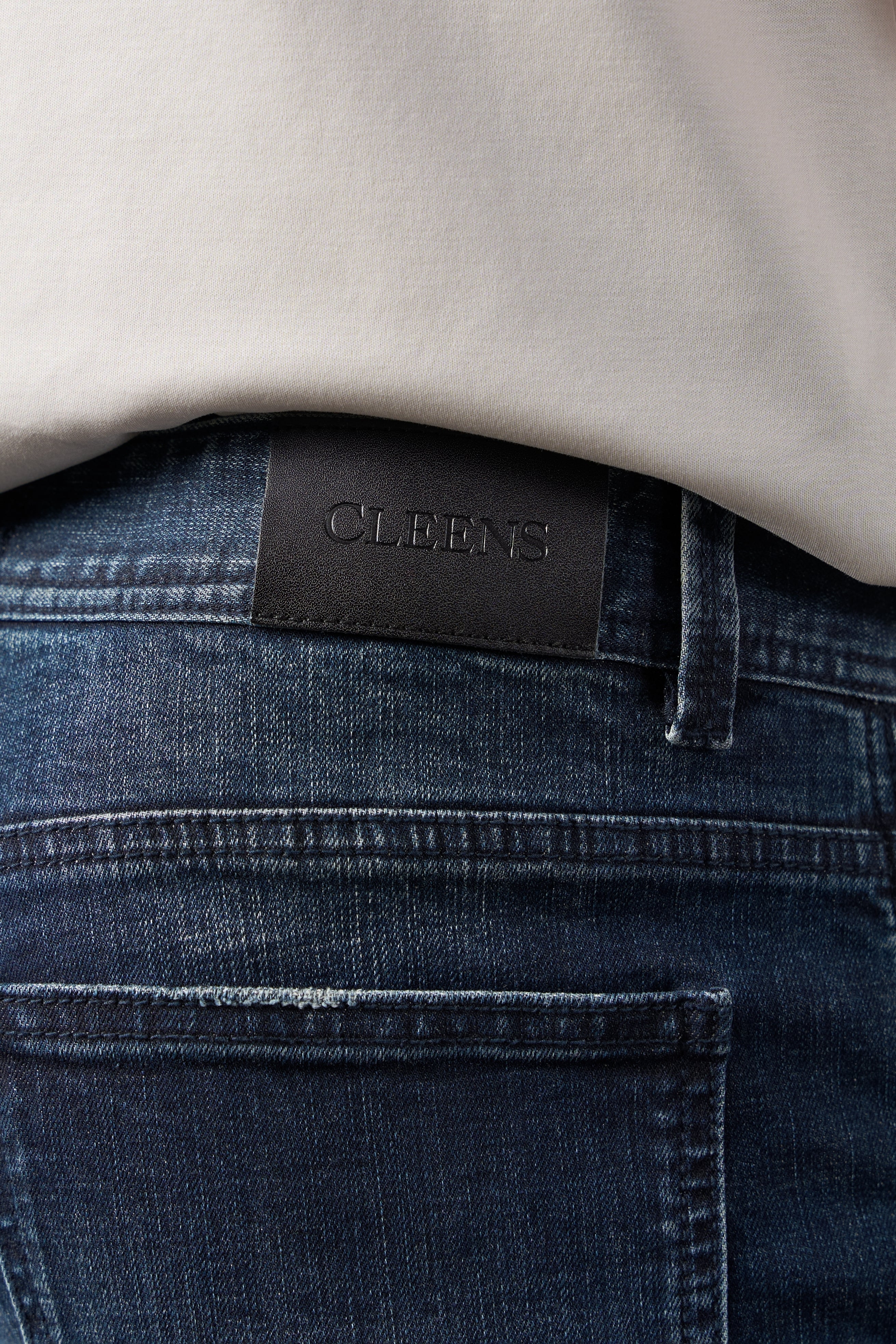 Straight Leg Denim Jeans Navy - Image 4