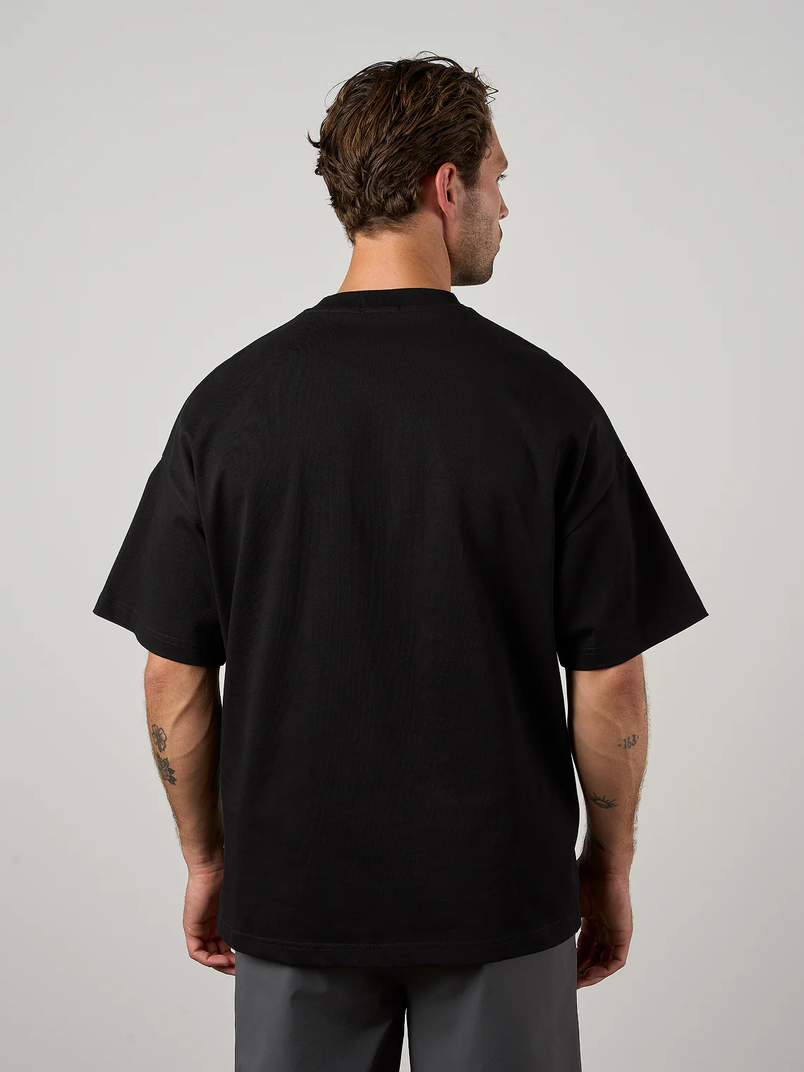 Relaxed Cotton T-Shirt Black - Image 3