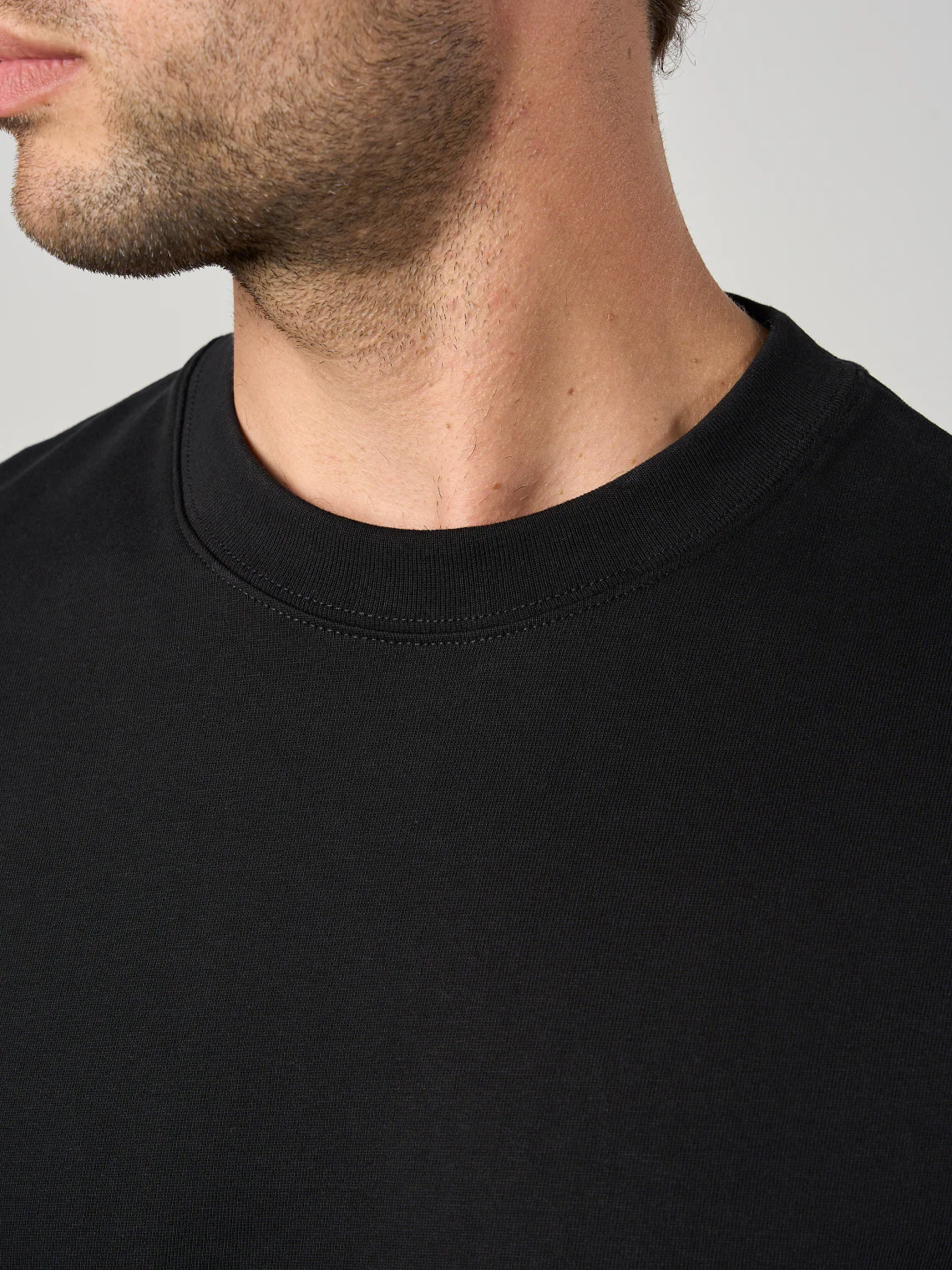 Relaxed Cotton T-Shirt Black - Image 5