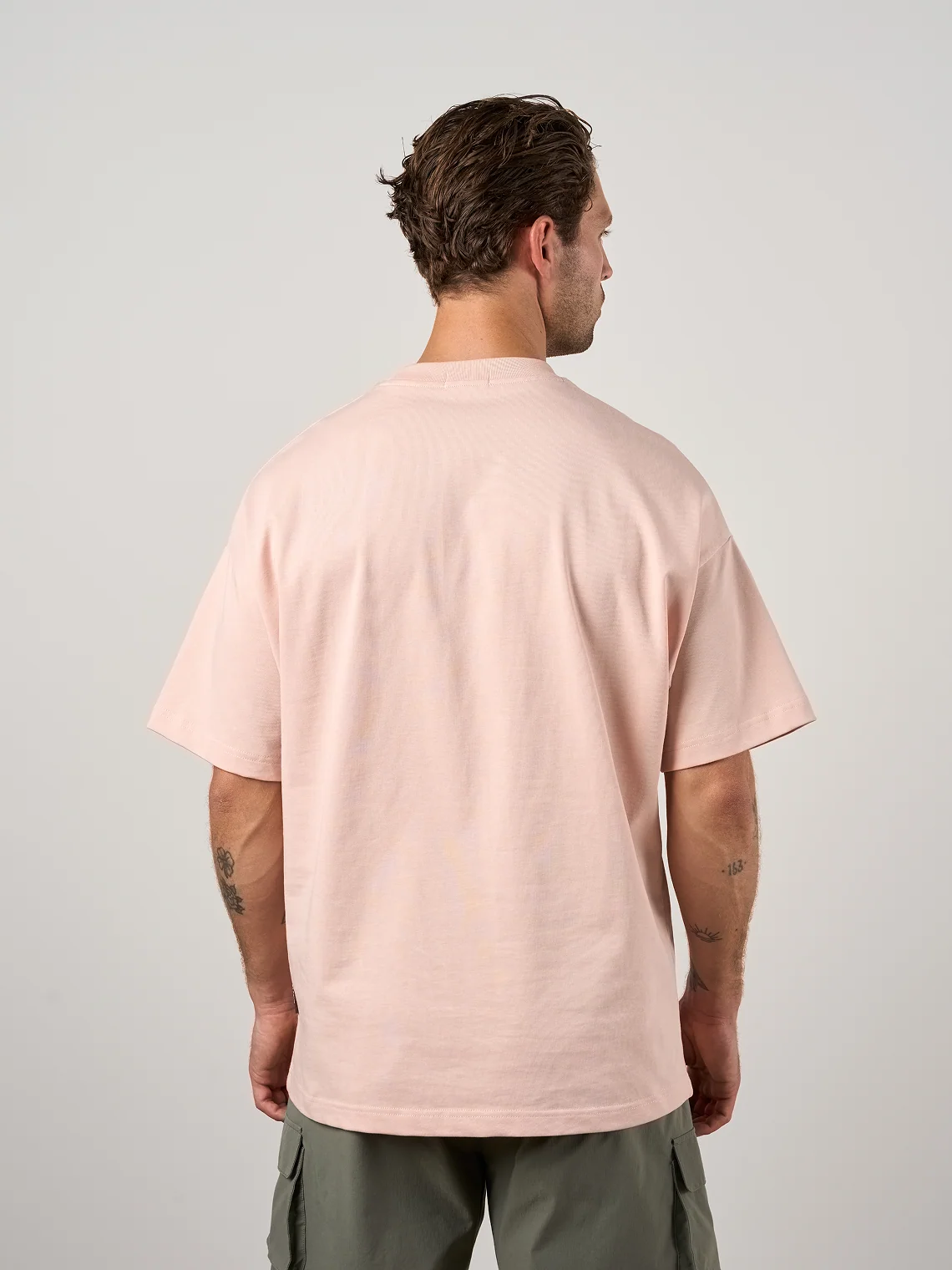 Relaxed Cotton T-Shirt Pink - Image 3
