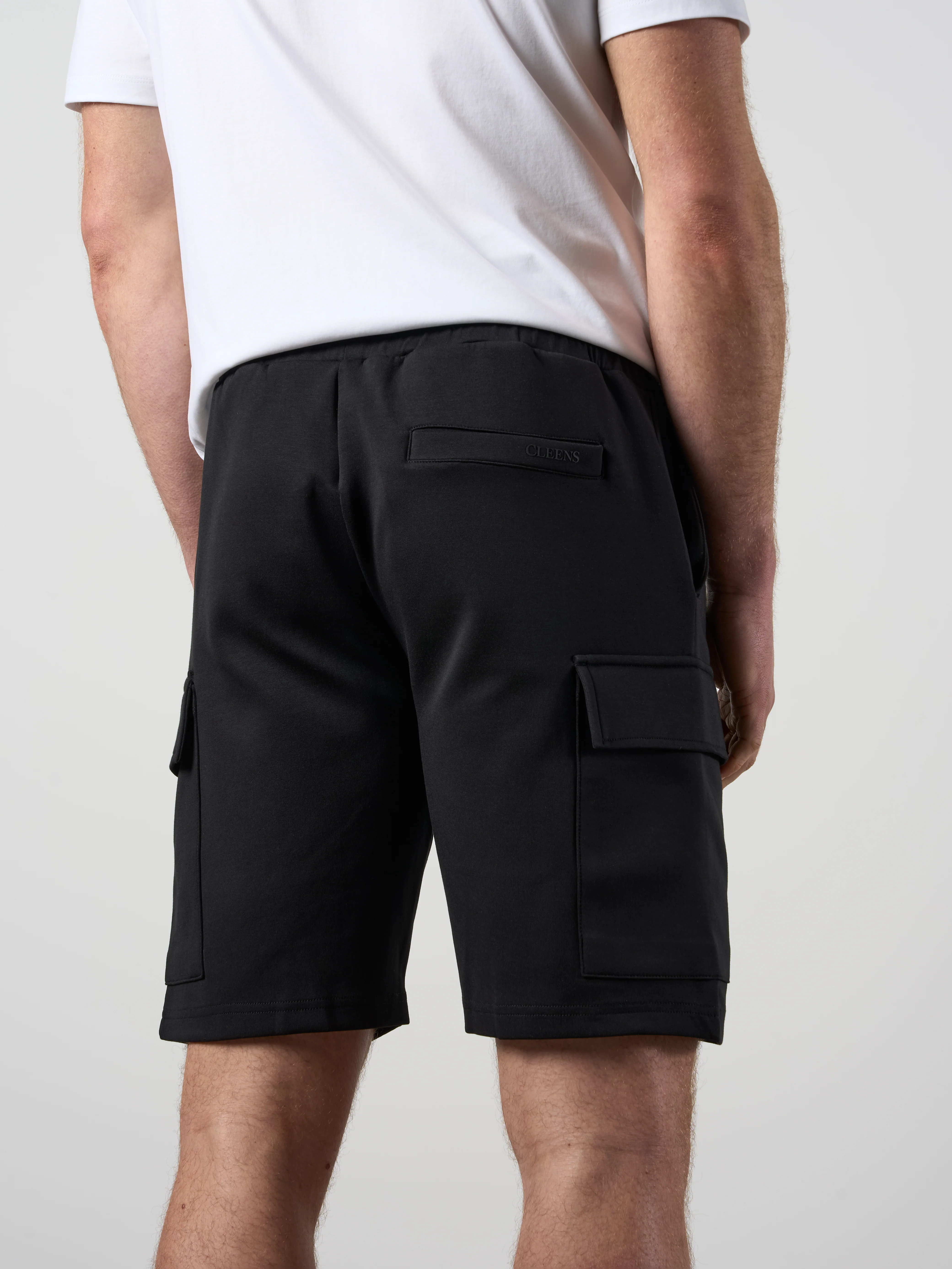 Tech Interlock Shorts Black - Image 3