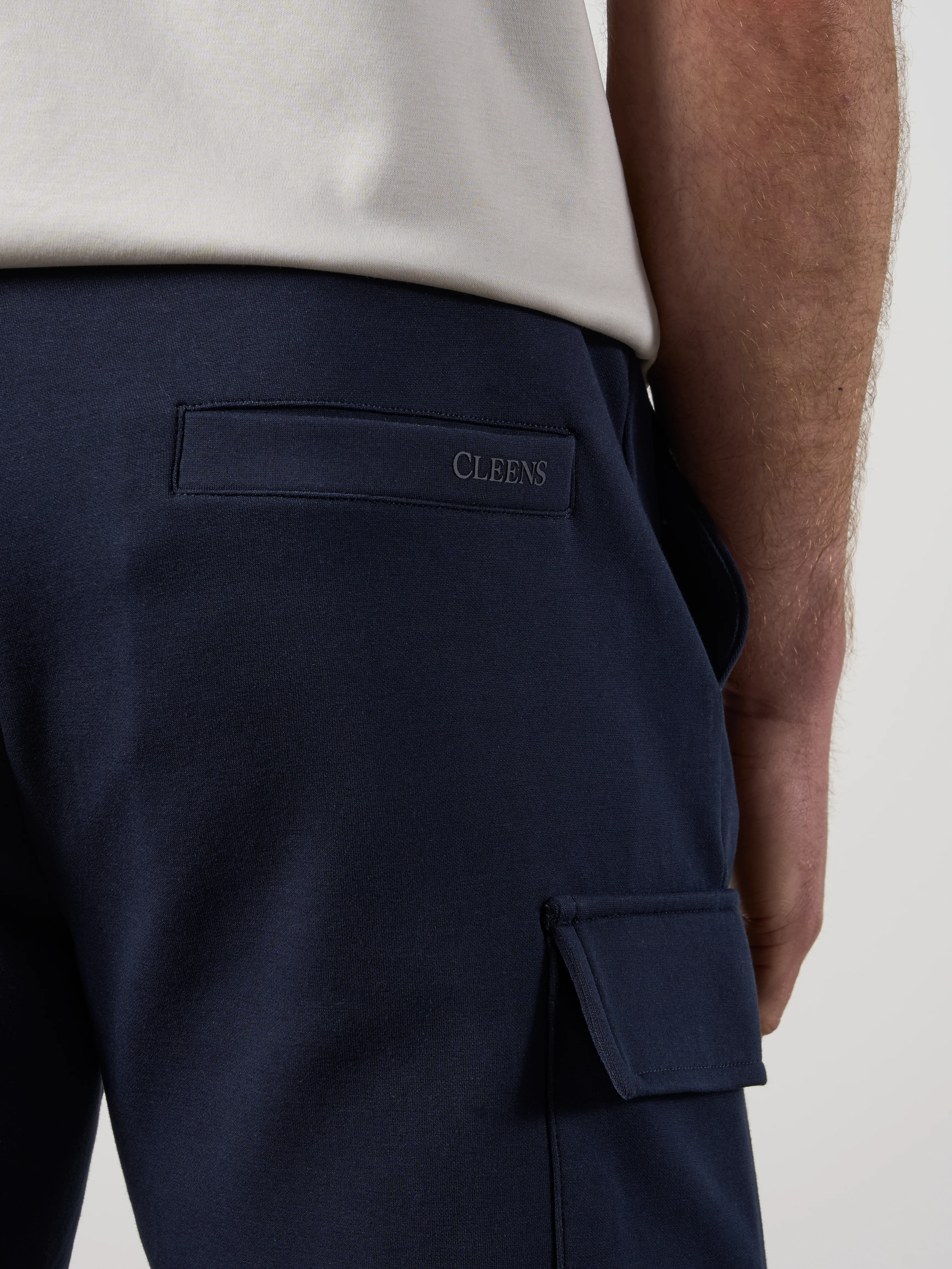 Tech Interlock Shorts Navy - Image 5
