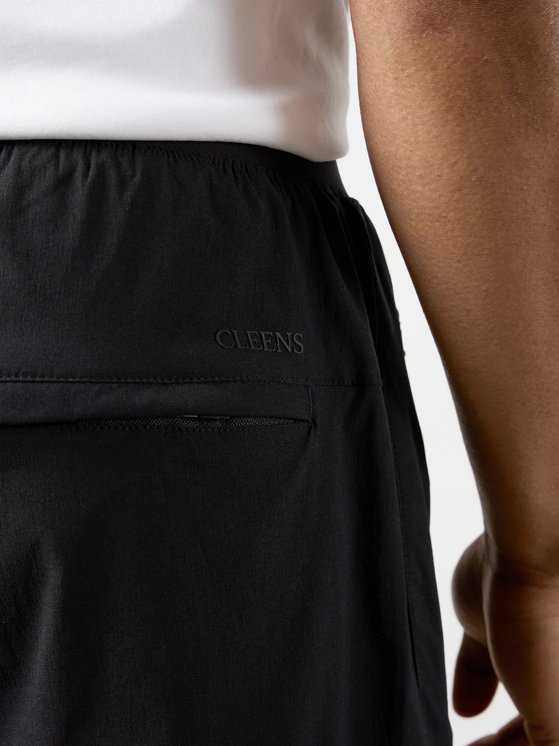 Woven Tech Track Pants Black - Image 7