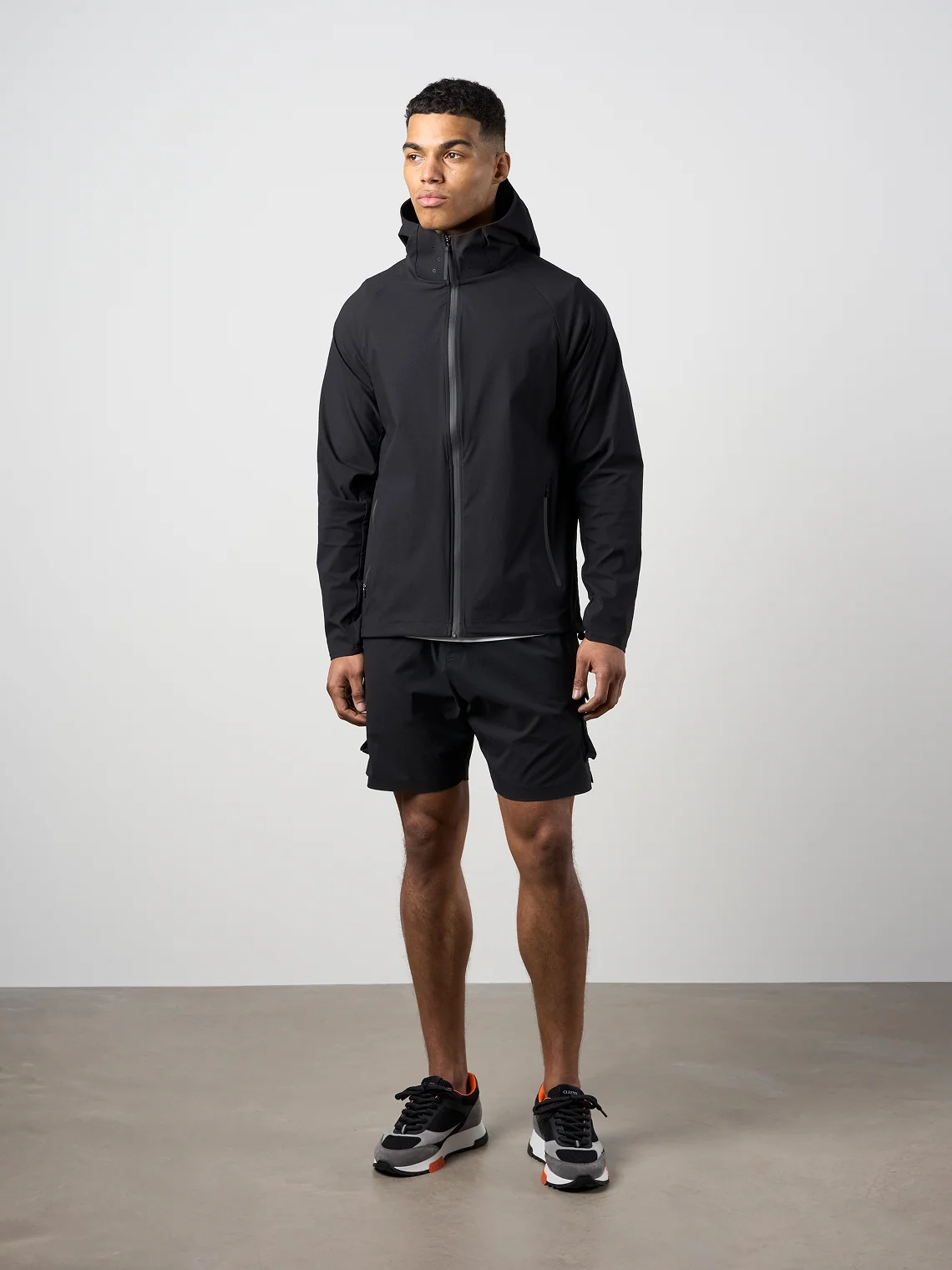 Woven Tech Shorts Black - Image 2