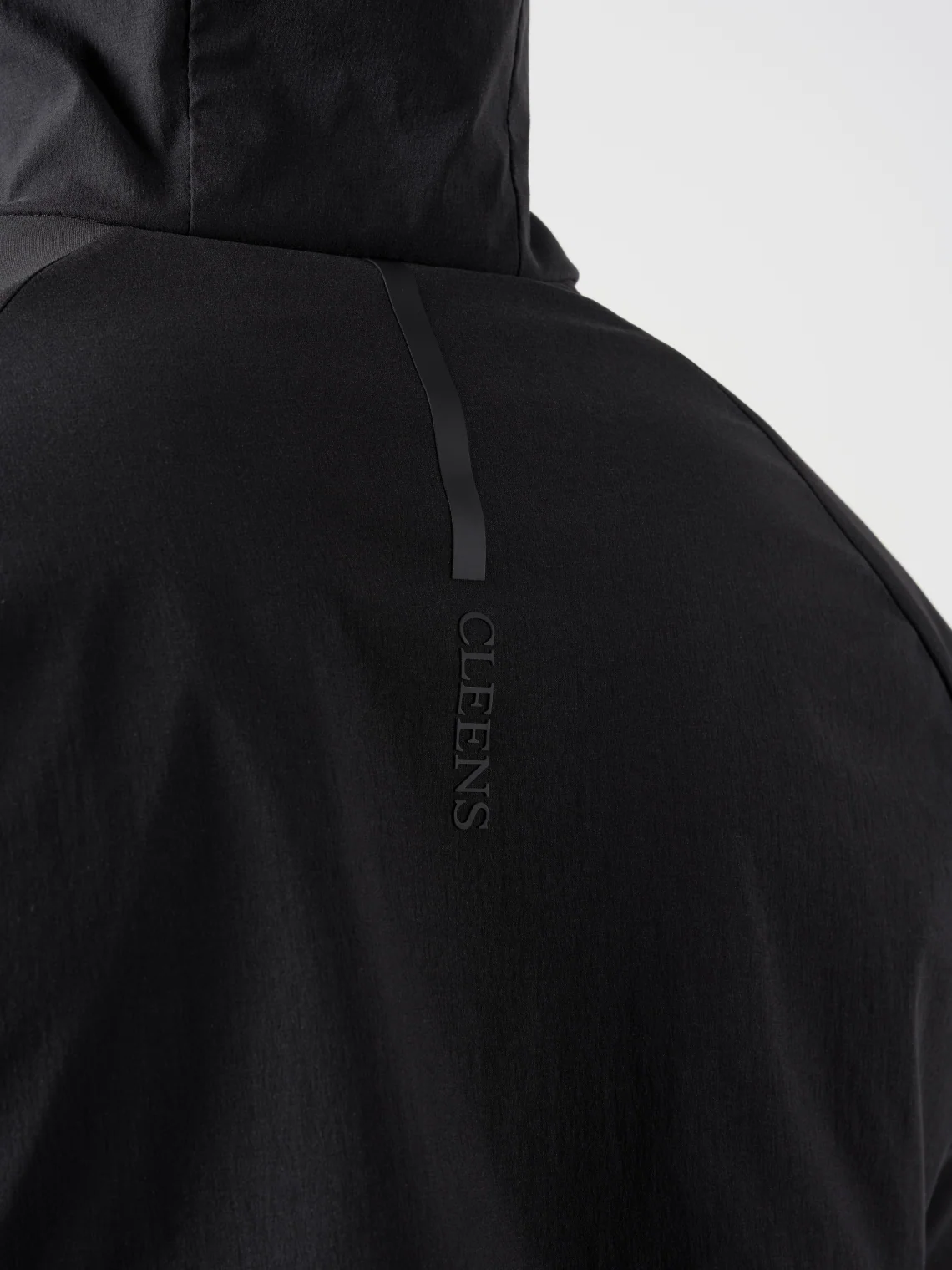 Woven Tech Windrunner Jacket Black - Image 7
