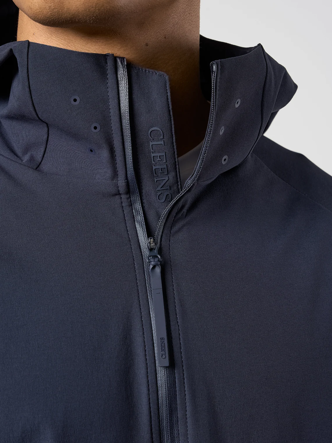 Woven Tech Windrunner Jacket Navy - Image 5
